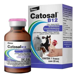 Imagem do produto Suplemento Bayer Catosal B12 20ml para Bovinos, tipo Suplemento, marca Catosal.