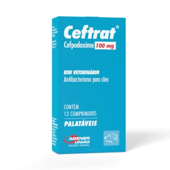 Antibiótico Super Mix Ceftrat 100mg para Cães