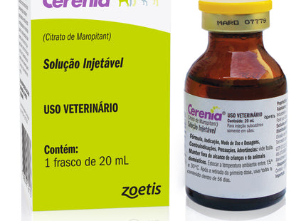 Antiemético Zoetis Cerenia Injetável 20ml para Cachorros