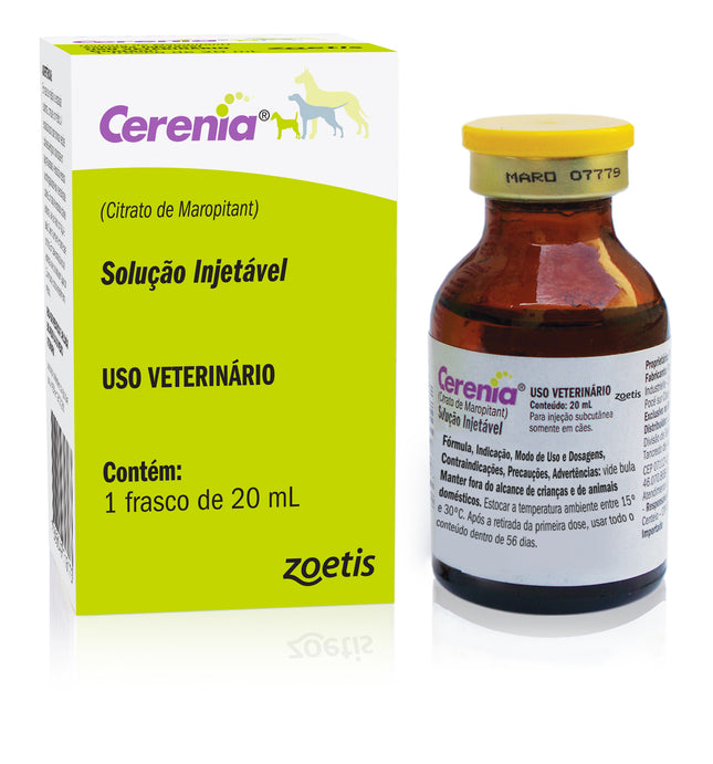 Antiemético Zoetis Cerenia Injetável 20ml para Cachorros