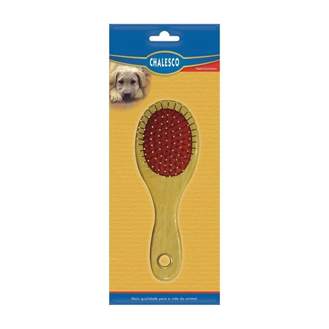 Imagem do produto Escova Chalesco Mágica para Cães e Gatos na embalagem, tipo Escova, marca Chalesco.