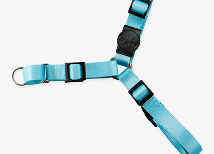 Peitoral Antipuxão Classic Aquamarine Dog Trip Brasil – M