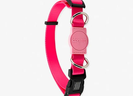 Coleira Premium Classic Rose Dog Trip Brasil – Tamanho G