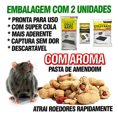 Armadilha Adesiva Colly para Ratos