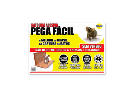 Imagem do produto Armadilha Adesiva Colly para Ratos, tipo Raticida, marca Colly.
