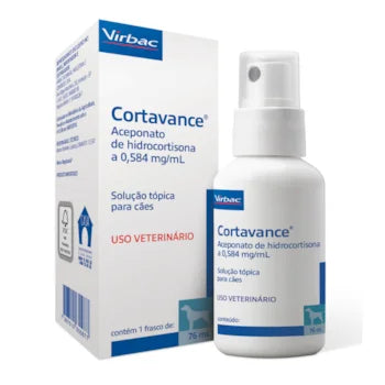 Solução Dermatológica Cortavance 76ml para Cães