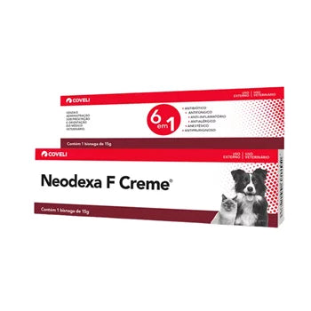 Creme Coveli Neodexa F 15g para Cachorros e Gatos
