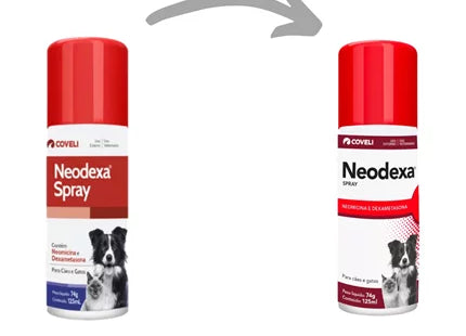 Spray Coveli Neodexa 74g para Cachorros e Gatos
