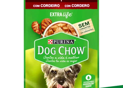 Imagem do produto Ração Úmida Dog Chow Cordeiro para Cachorros Adultos, tipo Ração Úmida, marca Dog Chow.