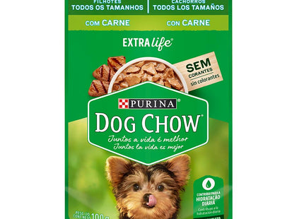 Imagem do produto Ração Úmida Dog Chow Filhote Carne para Cachorros, tipo Ração Úmida, marca Dog Chow.