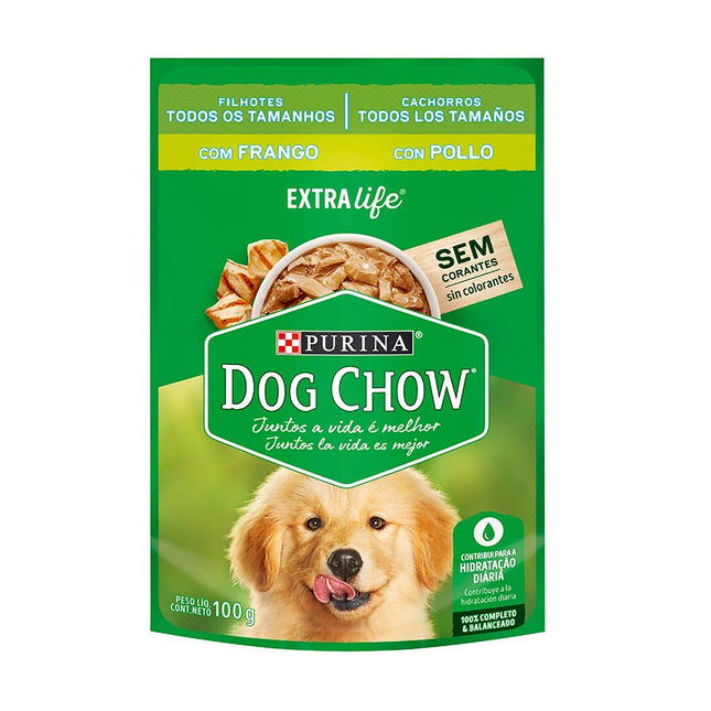 Imagem do produto Ração Úmida Dog Chow Frango para Cachorros Filhotes, tipo Ração Úmida, marca Dog Chow.