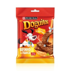 Imagem do produto Snack Doguitos Bifinho Frango para Cachorros, tipo Snack, marca Doguitos.