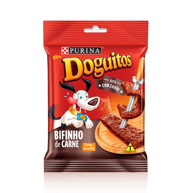 Imagem do produto Snack Doguitos Rodizio Bifinho para Cachorros, tipo Snack, marca Doguitos.
