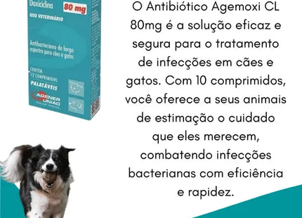 Antibiótico Doxitrat 80mg para Cães
