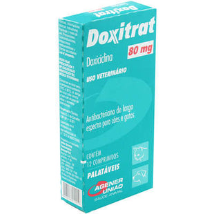 Antibiótico Doxitrat 80mg para Cães