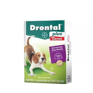 Imagem do produto Antiparasitário Interno Drontal Plus Carne para Cães, tipo Antiparasitário Interno, marca Drontal.