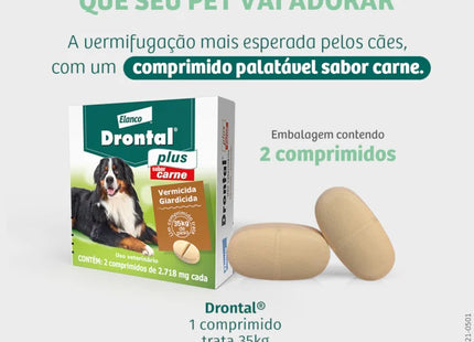 Antiparasitário Interno Drontal Plus para Cães