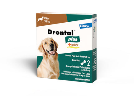 Antiparasitário Interno Drontal Plus para Cães