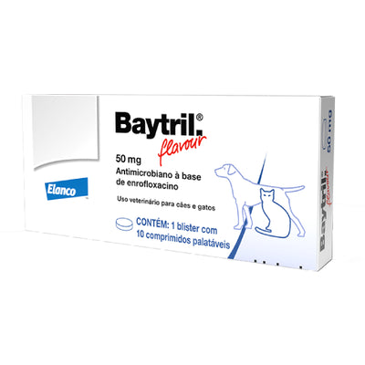 Imagem do produto Antibiótico Elanco Enrofloxacino 50mg para Cães e Gatos, tipo Antibiótico, marca Elanco.