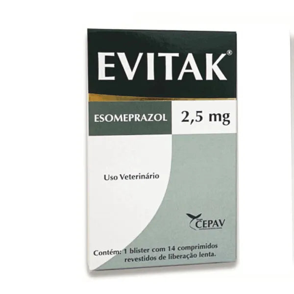 Evitak Esomeprazol – 14 comprimidos (2,5 mg / 10 mg)