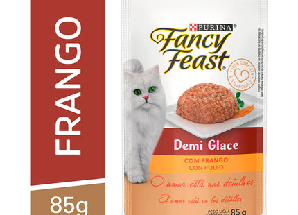 Imagem do produto Ração Úmida Fancy Feast Demi Glace Frango para Gatos, tipo Ração Úmida, marca Fancy Feast.