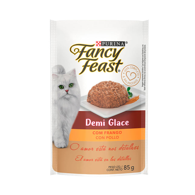 Imagem do produto Ração Úmida Fancy Feast Demi Glace para Gatos, tipo Ração Úmida, marca Fancy Feast.