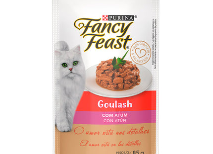 Imagem do produto Ração Úmida Fancy Feast Goulash Atum para Gatos, tipo Ração Úmida, marca Fancy Feast.