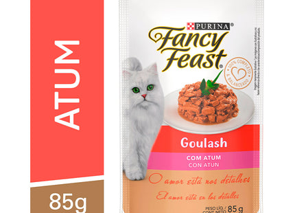 Imagem do produto Ração Úmida Fancy Feast Goulash Atum para Gatos, tipo Ração Úmida, marca Fancy Feast.