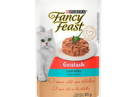 Imagem do produto Ração Úmida Fancy Feast Goulash Peru para Gatos, tipo Ração Úmida, marca Fancy Feast.