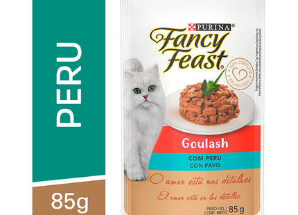 Imagem do produto Ração Úmida Fancy Feast Goulash Peru para Gatos, tipo Ração Úmida, marca Fancy Feast.