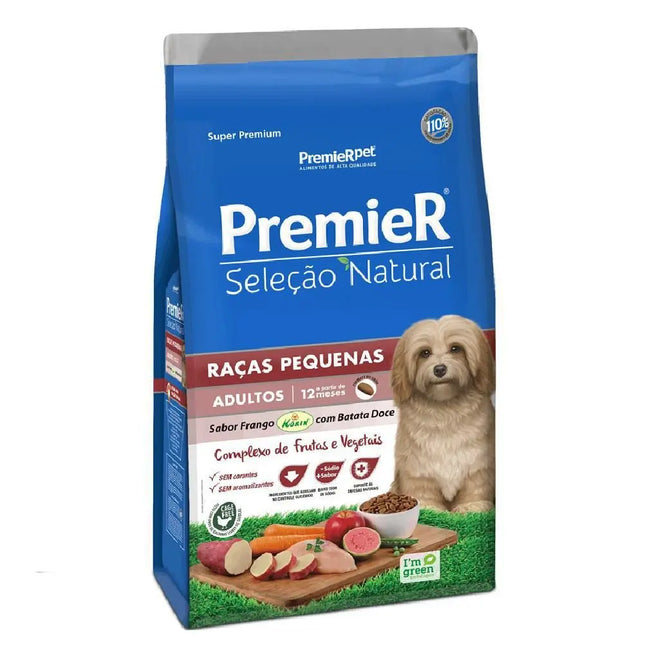 Ração Seca Premier Seleção Natural Batata Doce para Cachorros de Porte Pequeno