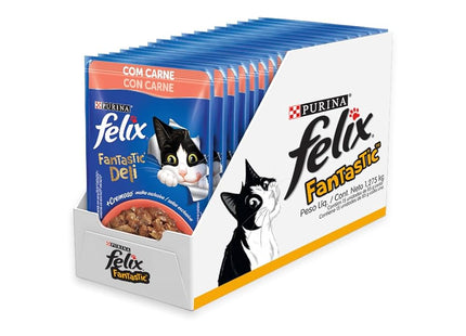 Ração Úmida Felix Fantastic Mix para Gatos