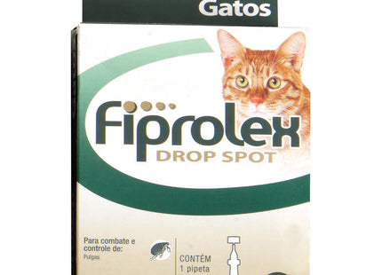 Imagem do produto Antiparasitário Externo Fiprolex Drop Spot para Gatos, tipo Antiparasitário Externo, marca Fiprolex.