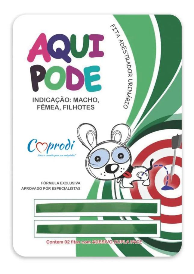 Fita Adestradora Urinária “Aqui Pode” – Coprodi (2 unidades)