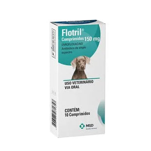 Antibiótico Flotril 150mg para Cães