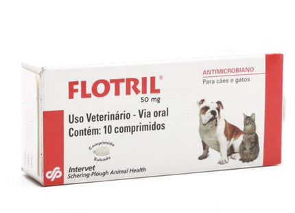 Antibiótico Vetanco Flotril 50mg para Cães
