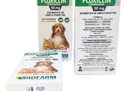 Antibiótico Biofarm Floxiclin 150mg para Cães