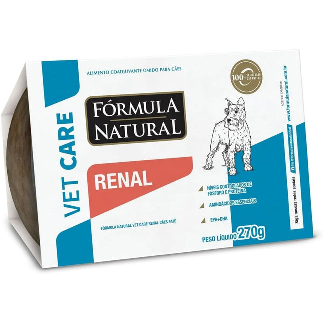 Ração Úmida Fórmula Natural Vet Care Renal Cães Patê 270 g