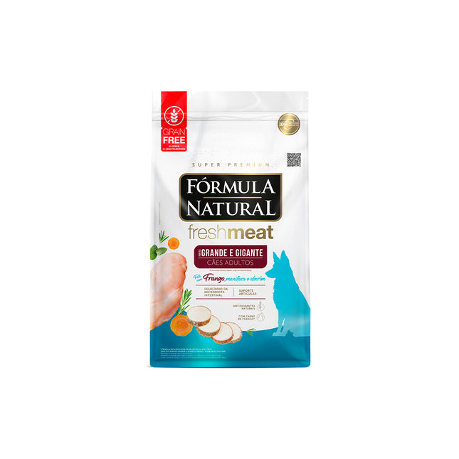 Imagem do produto Ração Seca Fórmula Natural Fresh Meat para Cachorros Adultos de Raças Grandes, tipo Ração Seca, marca Fórmula Natural.
