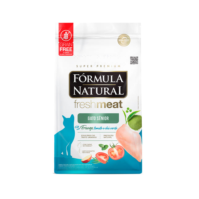 Imagem do produto Ração Seca Fórmula Natural Fresh Meat para Gatos Sênior, tipo Ração Seca, marca Fórmula Natural.