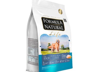 Imagem do produto Ração Seca Fórmula Natural Life para Cachorros Sênior de Porte Médio e Grande, tipo Ração Seca, marca Fórmula Natural.