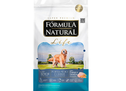 Imagem do produto Ração Seca Fórmula Natural Life para Cachorros Sênior de Porte Médio e Grande, tipo Ração Seca, marca Fórmula Natural.
