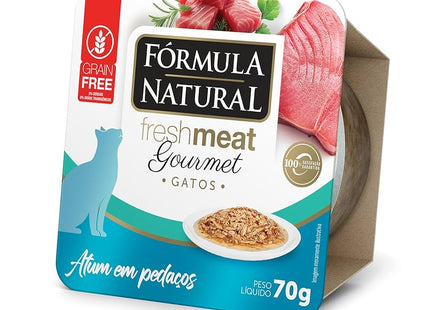 Imagem do produto Ração Úmida Fórmula Natural Gourmet Atum para Gatos, tipo Ração Úmida, marca Fórmula Natural.