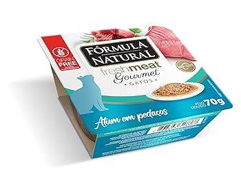 Imagem do produto Ração Úmida Fórmula Natural Gourmet Atum para Gatos, tipo Ração Úmida, marca Fórmula Natural.