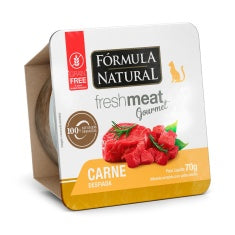 Imagem do produto Ração Úmida Fórmula Natural Gourmet Carne para Gatos, tipo Ração Úmida, marca Fórmula Natural.