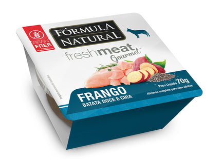 Imagem do produto Ração Úmida Fórmula Natural Gourmet Frango para Cachorros, tipo Ração Úmida, marca Fórmula Natural.