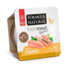 Imagem do produto Ração Úmida Fórmula Natural Gourmet Frango para Gatos, tipo Ração Úmida, marca Fórmula Natural.