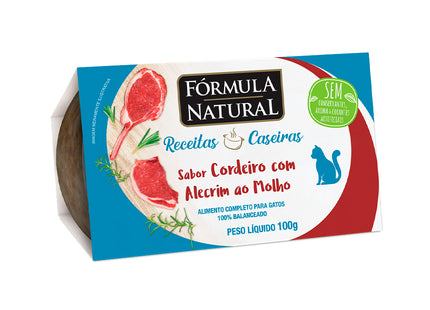 Imagem do produto Ração Úmida Fórmula Natural Receitas Caseiras Cordeiro para Gatos Adultos, tipo Ração Úmida, marca Fórmula Natural.