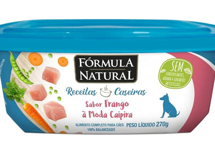 Imagem do produto Ração Úmida Fórmula Natural Receitas Caseiras Frango para Cachorros Adultos, tipo Ração Úmida, marca Fórmula Natural.