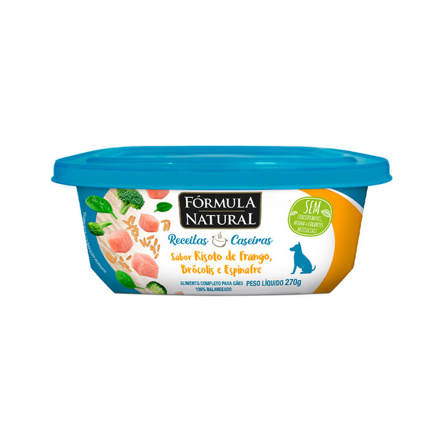 Imagem do produto Ração Úmida Fórmula Natural Receitas Caseiras Risoto de Frango para Cachorros Adultos, tipo Ração Úmida, marca Fórmula Natural.